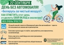 Экологическая акция &laquo;День без автомобиля &laquo;Беларусь за чистый воздух&raquo;